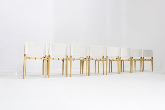 Image 1 of 8 chaises de salle à manger vintage Linda de De Pas, Durbino et Lomazzi pour Zanotta