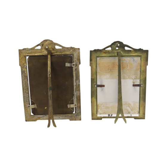 Antieke Franse Fotolijsten Gepolijst Messing Kaders – Brass (photo 10 of 16)