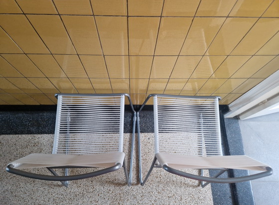 Image 1 of Set di 2 sedie vintage IKEA "Melker" Spaghetti - Lisa Norinder (anni '90) Design classico