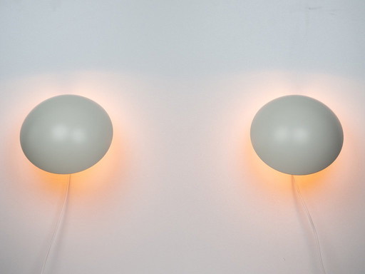 Pair of 2 Danish vintage wall lamps PH Hat by Poul Henningsen, Louis Poulsen