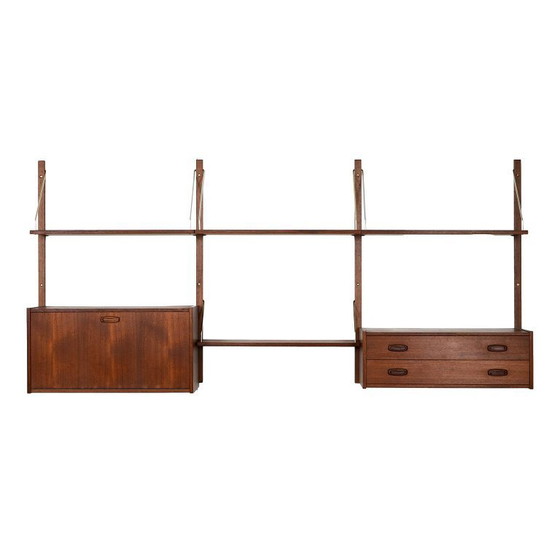 Image 1 of Teak shelving unit, Danish design, 1960s, manufactured in Denmark