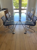 Techno Nomas table by Norman Foster 180-100-73 (dxwxh)