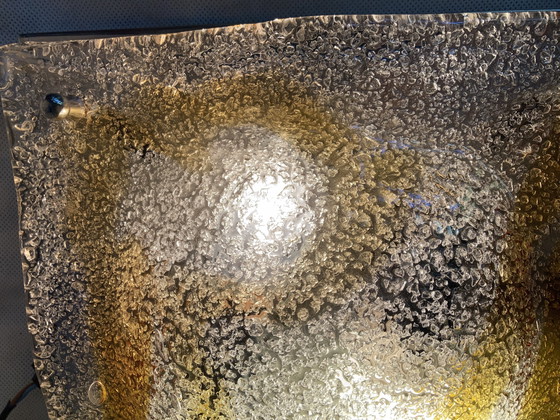 Image 1 of Coppia di applique d'epoca in vetro di Murano