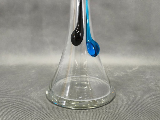 Image 1 of Boheemse Crystalex handgeblazen karaf met zes glazen, set uit de jaren 1990.