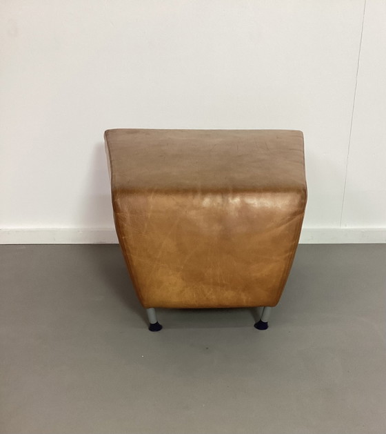 Image 1 of Montis vintage Windy cognac leren hocker