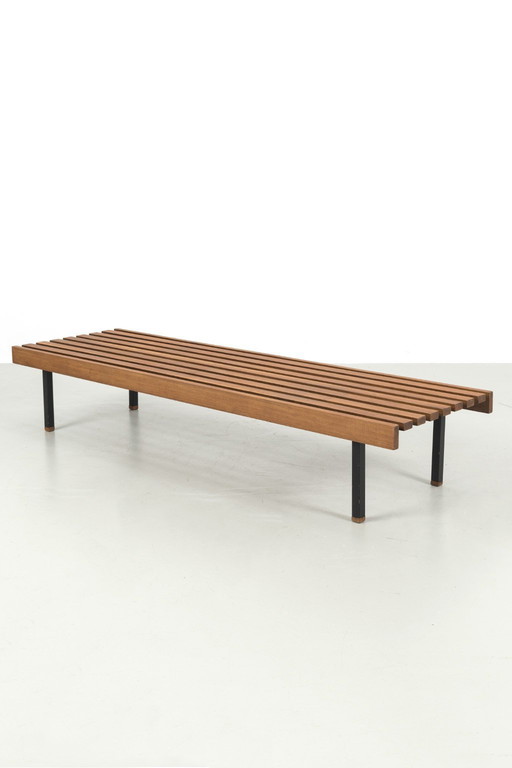 Wiener Werkstätten Sapelli Slatted Bench 68501