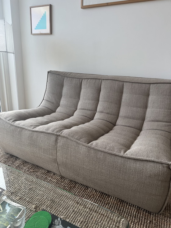 Image 1 of Ethnicraft N701 sofá de 2 plazas beige