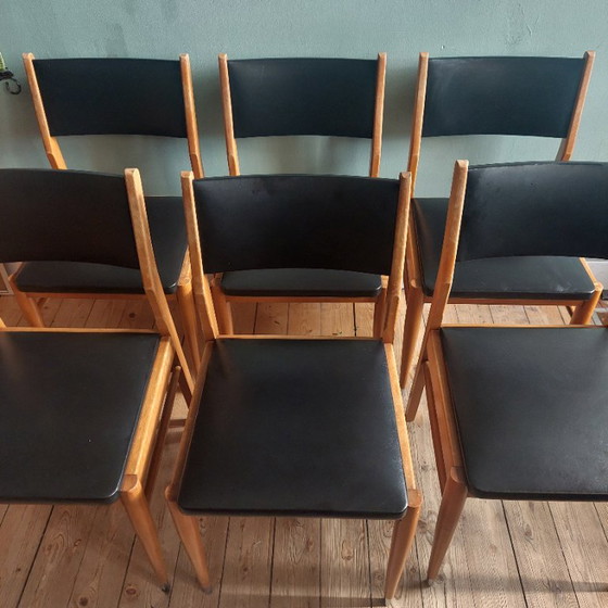 Set of 6 vintage Dining chairs – Skai (photo 7 of 13)