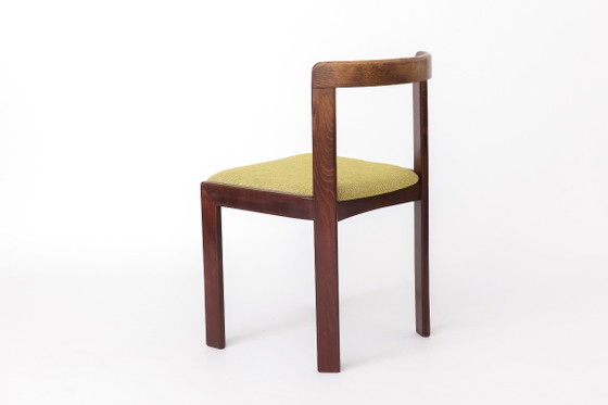 Set di 6 sedie da pranzo vintage Lübke, design tedesco anni '70, legno di faggio tinto, sedie di metà secolo (photo 6 of 12)