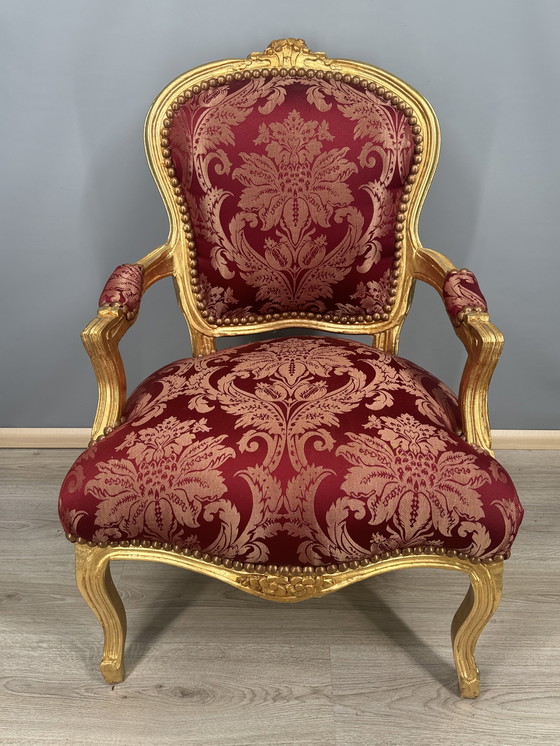 Image 1 of Poltrona in stile Luigi XV