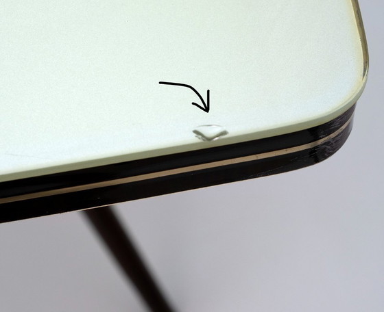 Image 1 of Table de salle à manger italienne de style Ico Parisi moderne du milieu du siècle, années 1950