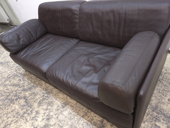 Image 1 of De Sede ds 76 ds 78 designer sofa leather sofa couch daybed two-seater modular sofa brown