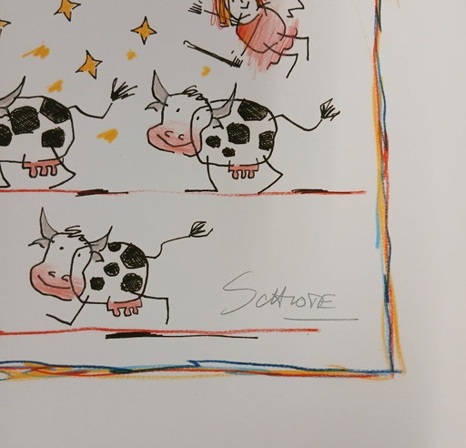 Schlote, Wilhelm - Georg's Farm - handsigniert - Giclée