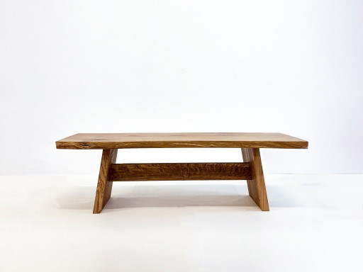 CHÊNE Coffee Table, Handcrafted from Solid Oak – salontafels, Wood (photo 2 of 5)