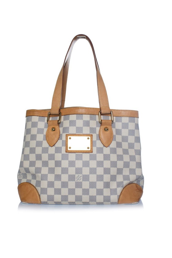 Louis Vuitton, Hampstead PM Damier Azur Canvas – Schoudertassen, Calfskin (photo 7 of 15)