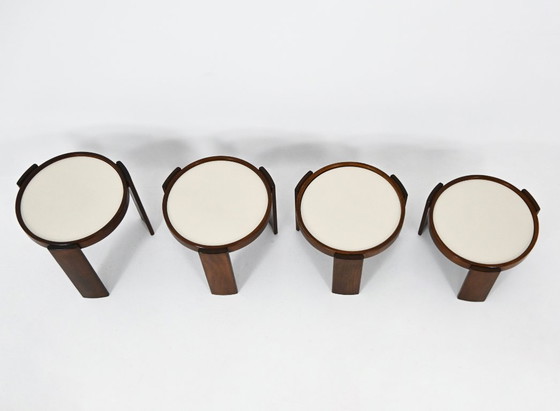 Image 1 of Mesas nido modelo 780 de Gianfranco Frattini para Cassina, década de 1960, juego de 4
