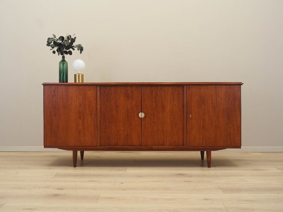 Image 1 of Aparador de teca, diseño danés, años 70, fabricado en Dinamarca.