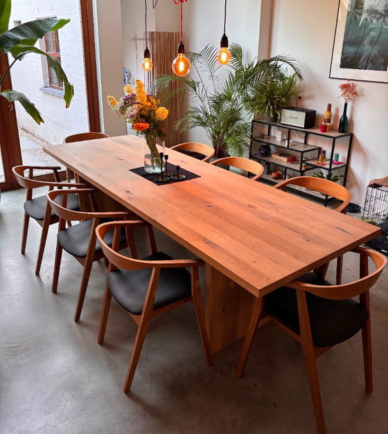 Image 1 of Massive Oak Table 270cm (Ashida E15by Philipp Mainzer with marmol wire outlet)