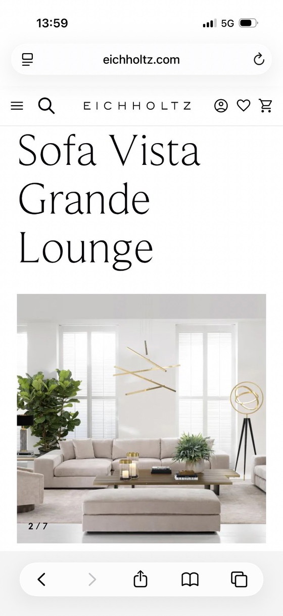 Eicholtz Sofa Vista Grande Lounge – Eichholtz, 3-5 seaters, Aluminium (photo 10 of 10)
