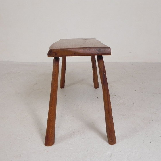 Image 1 of Vintage wooden tree trunk side table, 1960s