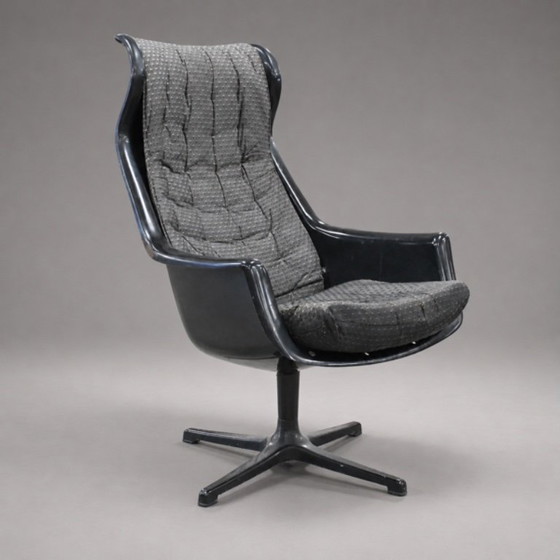 Vintage DUX Galaxy Armchair by Alf Svensson & Yngvar Sandström, Sweden – Metal, Textile (photo 5 of 5)