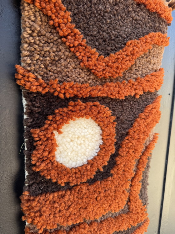 Image 1 of Boho wollen wandtapijt uit de jaren 70