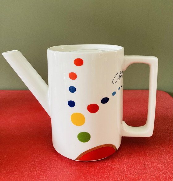 Image 1 of Tetera con taza y platillos Corry Ammerlaan