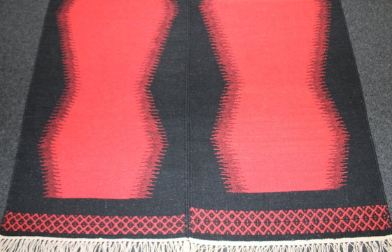 Image 1 of Hand-knotted modern kilim 110x200