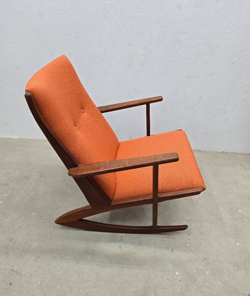 Sedia a dondolo vintage Georg Jensen - Modello n. 97 (ca. 1958)