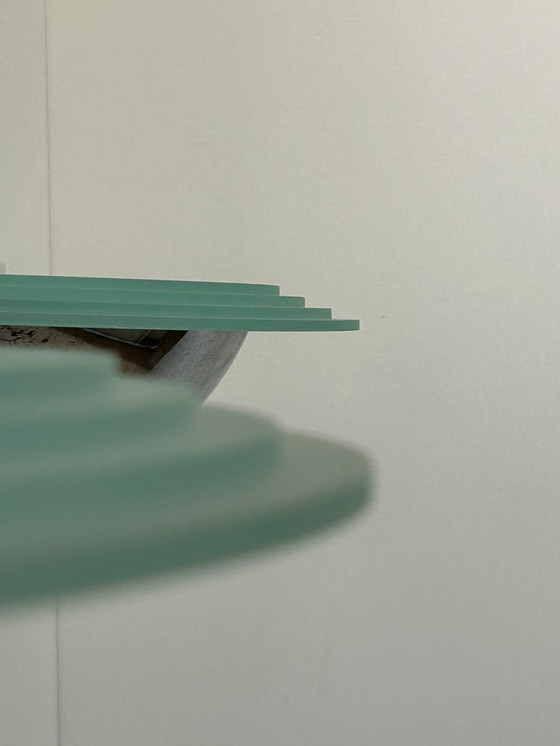 Image 1 of Coppia di applique vintage, cromo e vetro d'altare, Svezia 1970