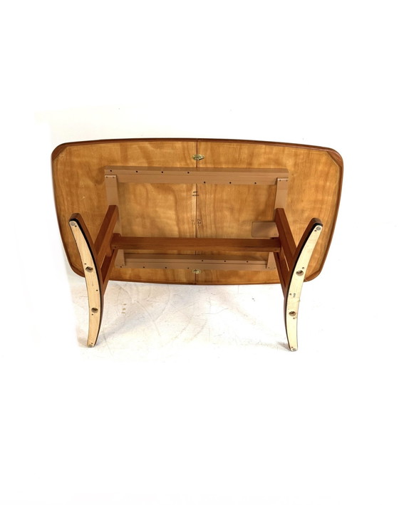 Image 1 of Tavolo da pranzo vintage XXXL estensibile in teak anni '80