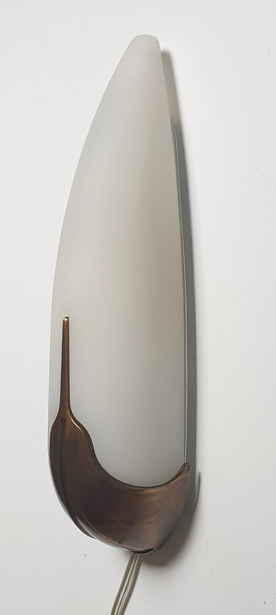 Image 1 of Herda - Wall lamp - 20.0605/1 - Glass, Metal