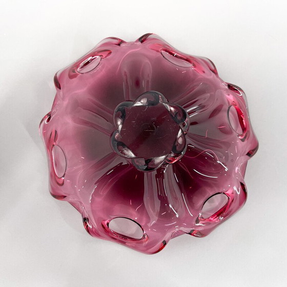 Image 1 of Czech vintage Art glass bowl by Josef Hospodka for Chribska Glassworks, 1960s