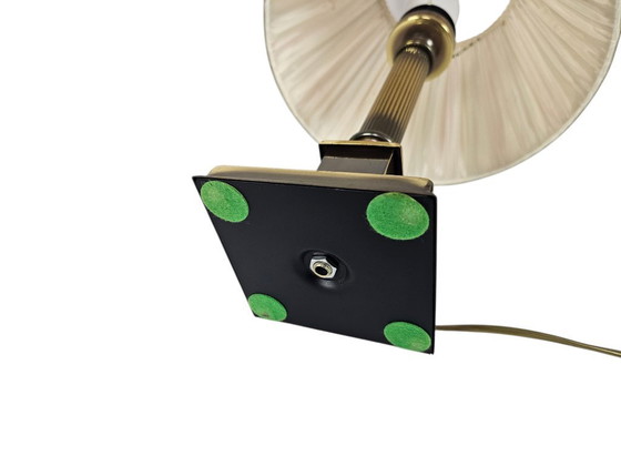 Image 1 of Herda Holland - Dutch design - model T 9670 - bronze - brass - column table lamp - Neoclassical style - 70s