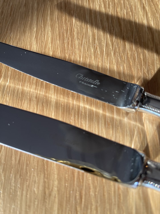 Image 1 of Christofle versilbertes Perle Geschirrset