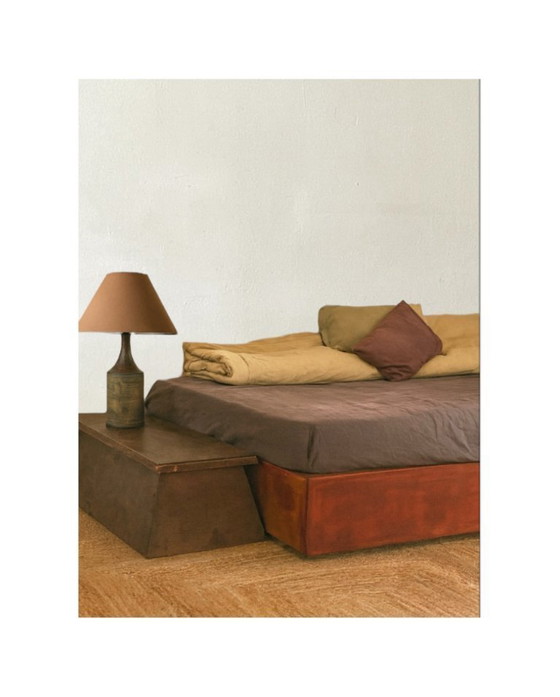 Image 1 of Ceramic - French stoneware table lamp, signed Blanot 1950