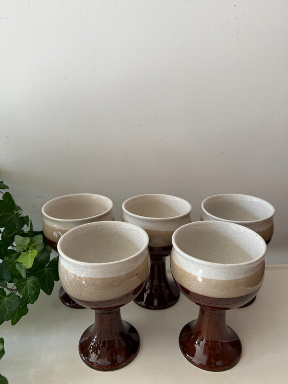 Tazze da caffè Mid Century con piedistallo – Stoviglie, Ceramica (photo 6 of 6)