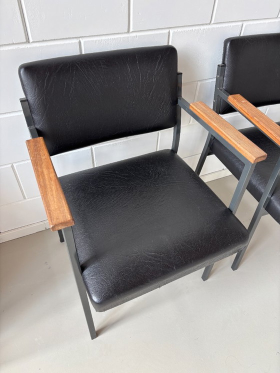 Image 1 of 2x skai Leder Esszimmerstühle