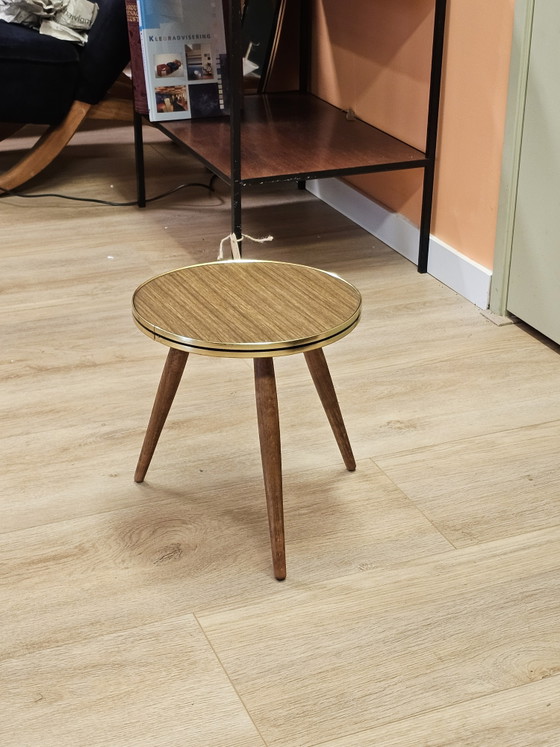 Table d'appoint Ronde Vintage pour Plantes – Vases, Wood (photo 2 of 8)