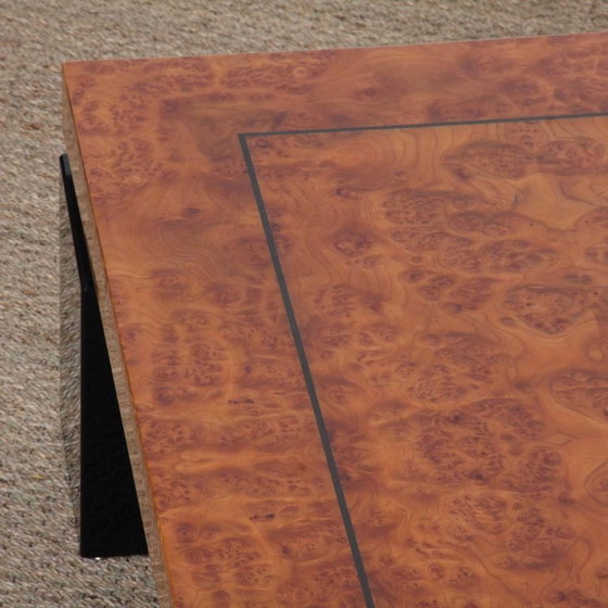 Image 1 of Tavolino quadrato in radica di olmo, 1980