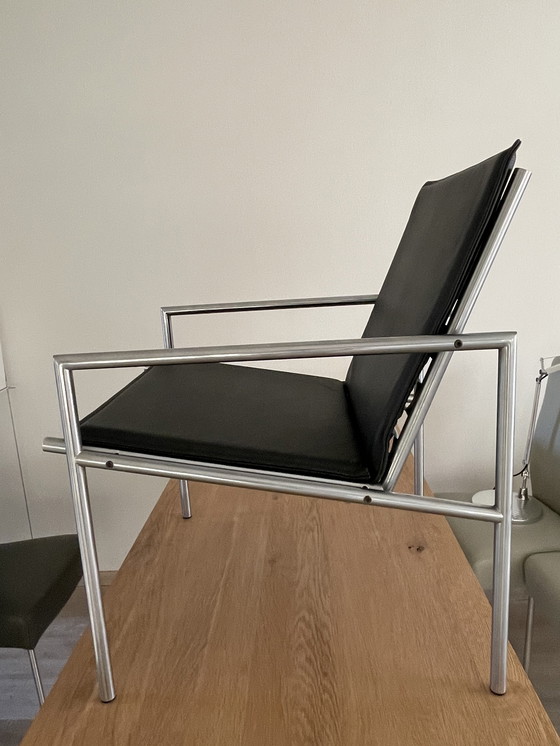 Image 1 of Armchair SZ 03 Ohman 1012-1000 by Martin Visser/Spectrum black leather new condition