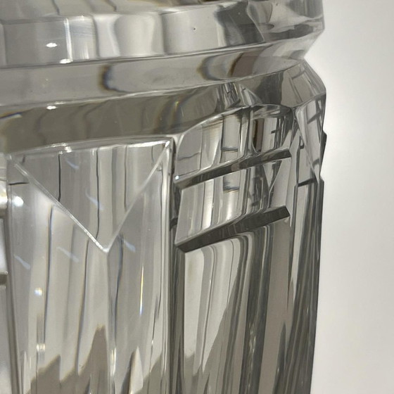 Vase Art Déco en cristal taillé par Joseph Simon pour Val Saint Lambert, années 1920 – Crystal, Art Deco (photo 4 of 13)