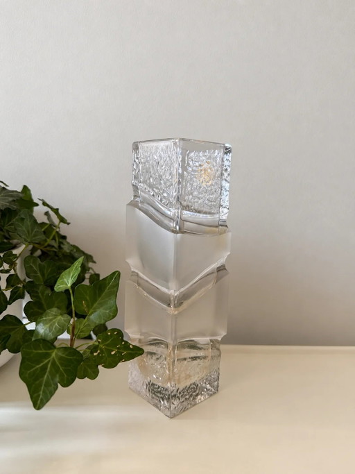 Crystal pop art block vase