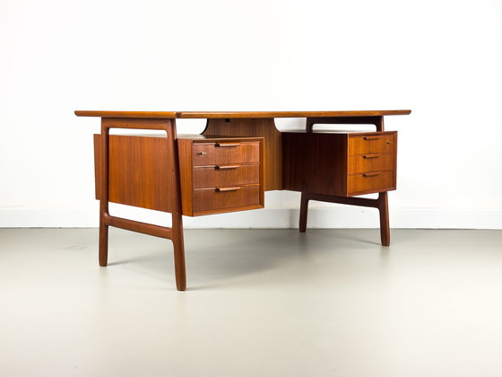 Image 1 of Modèle 75 Teak Desk From Omann Jun, 1960S