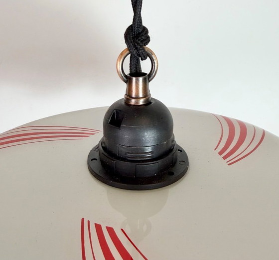 Image 1 of Vintage Glass Ceiling Light, 1970s