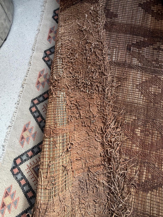 Tappeto Tuareg in pelle, canna e rattan, grande – Tappeti, Bamboo, Leather (photo 7 of 13)