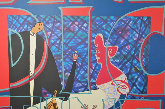 Javier Mariscal “Benedictine” Framed Serigraph Poster, France, 1993 – Paper (photo 3 of 8)