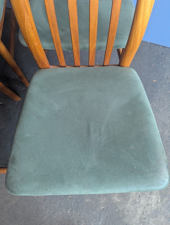 Image 1 of Set of 6 vintage teak chairs - Schou Andersen - Denmark