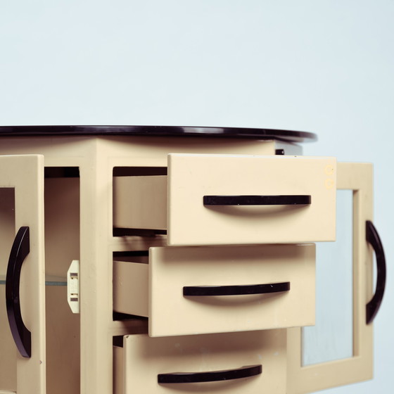 Image 1 of Industrial Turnable Dentist Cabinet, France 1950s