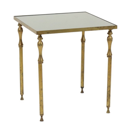 Brass Side Table Plant Table Maison Jansen France (photo 4 of 20)